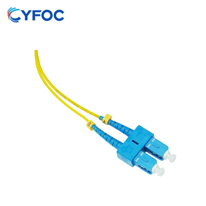 OS2 LC UPC-SC UPC双工LSZH 2.0mm光纤跳线, 2m
